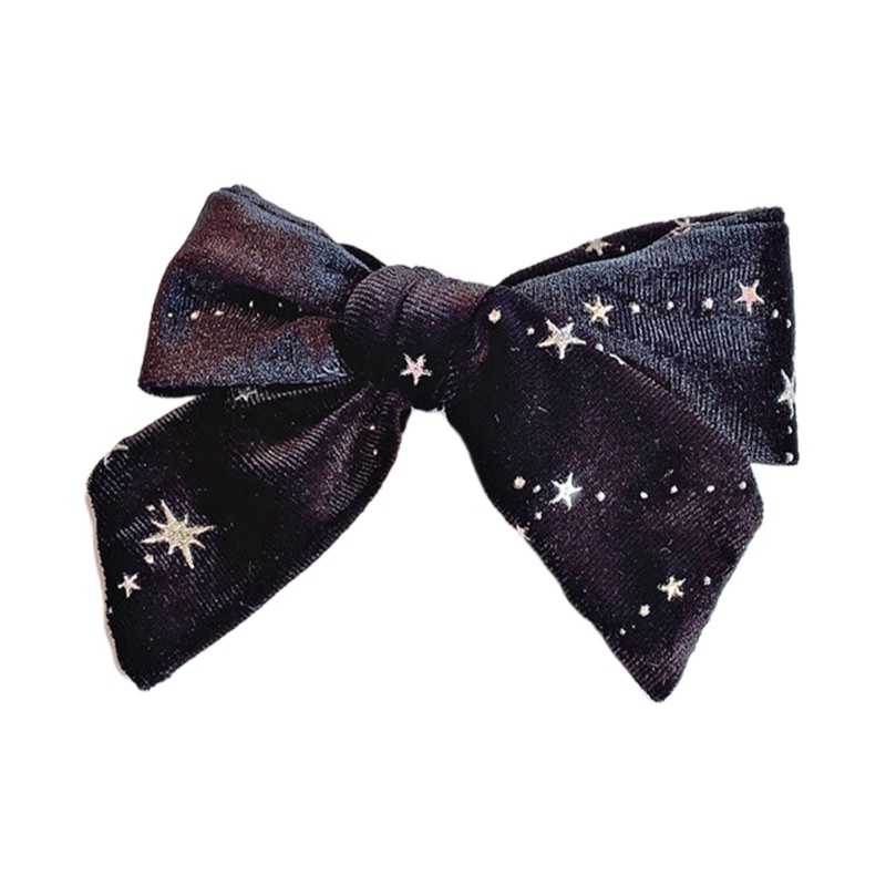 Kẹp Tóc Hình Nón Halloween Đính Kim Sa Lấp Lánh