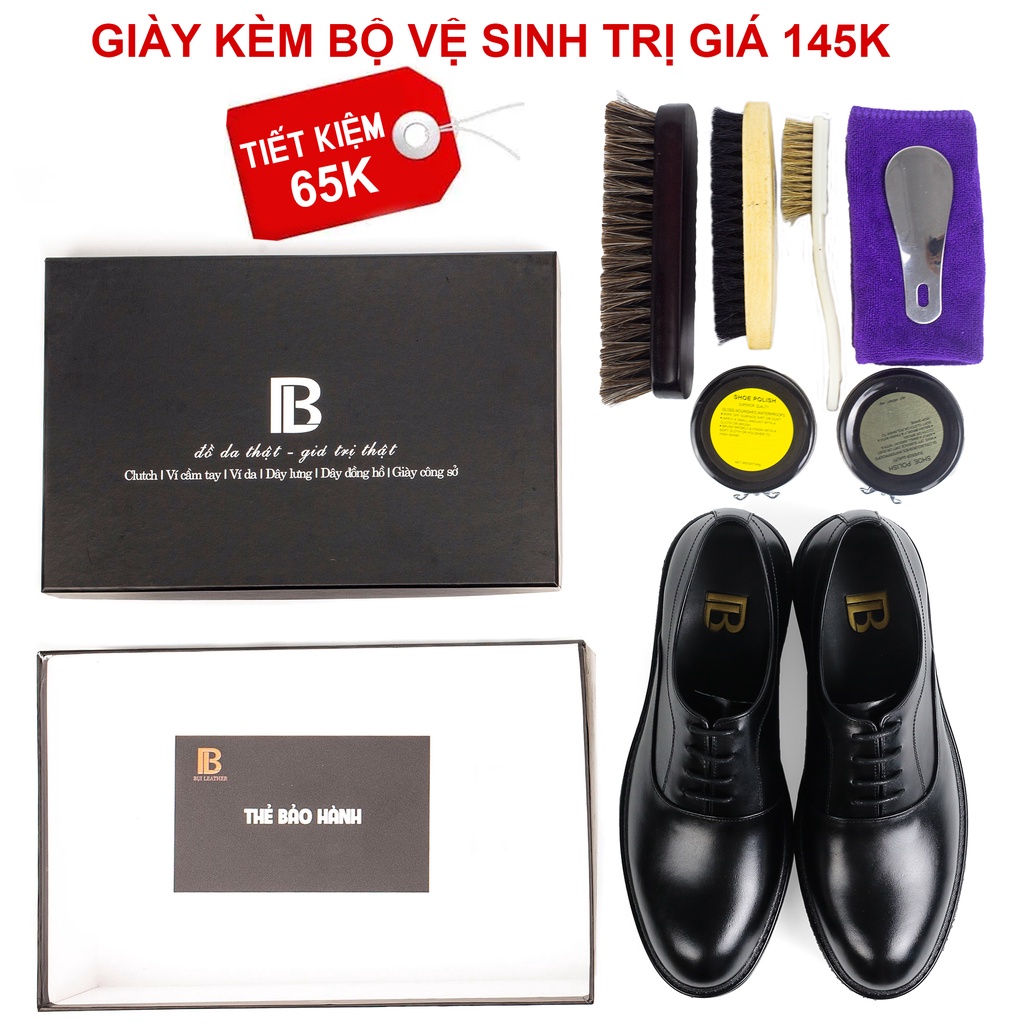Giày nam đế đốc cao da bò nappa cao cấp G122 Bụi leather- Trẻ trung năng động- Bảo hành 12 tháng