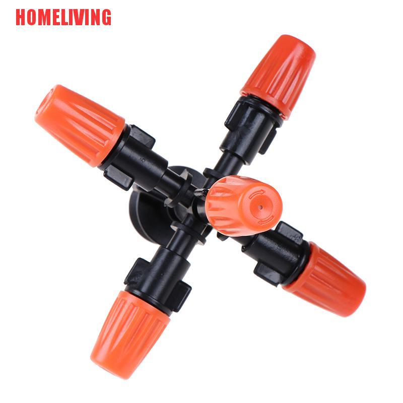 Vòi Phun Nước Tưới Vườn Tự Động Xoay 360 Độ Tiện Dụng° Vòi Phun Nước 5 Đầu Phun Dạng Xoay Tiện Lợi