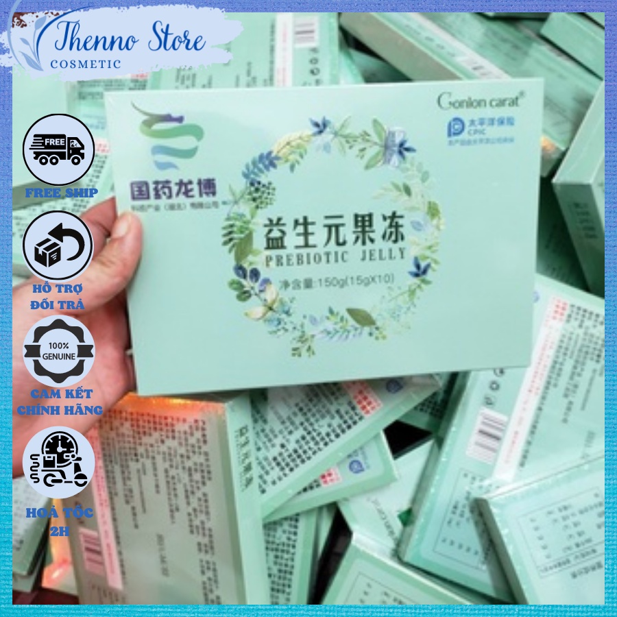 Thạch Hỗ Trợ Giảm Cân,Thải Mỡ Eo Slimming Prebiotic Jelly Hộp 10 Gói