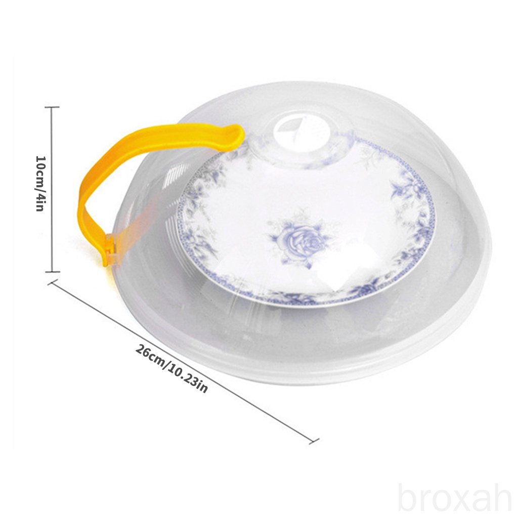 Nắp đậy thức ăn bằng nhựa PP trong suốt chống văng có tay cầm