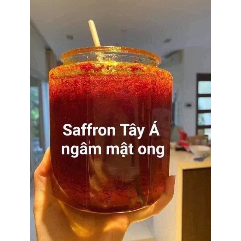 [TẶNG 10G NỤ HOA HỒNG KHÔ] khi mua 500ML SAFFRON NGÂM MẬT ONG