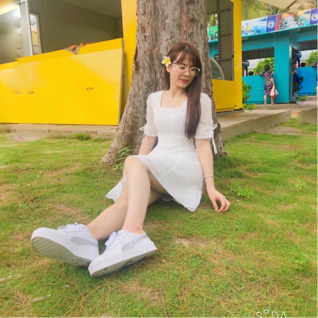 [ Nổ inbox_ Siêu phẩm váy xinh] Váy tơ lụa 2 lớp VNXK LOẠI 1[Hàng Cực Đẹp]