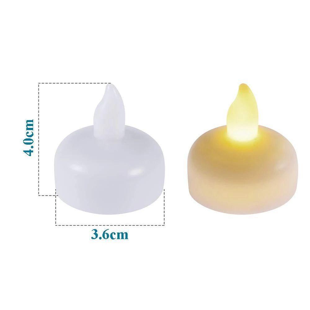 YIYU Set 12 Đèn LED Hình Nến Nhiều Màu Trang Trí Tiệc