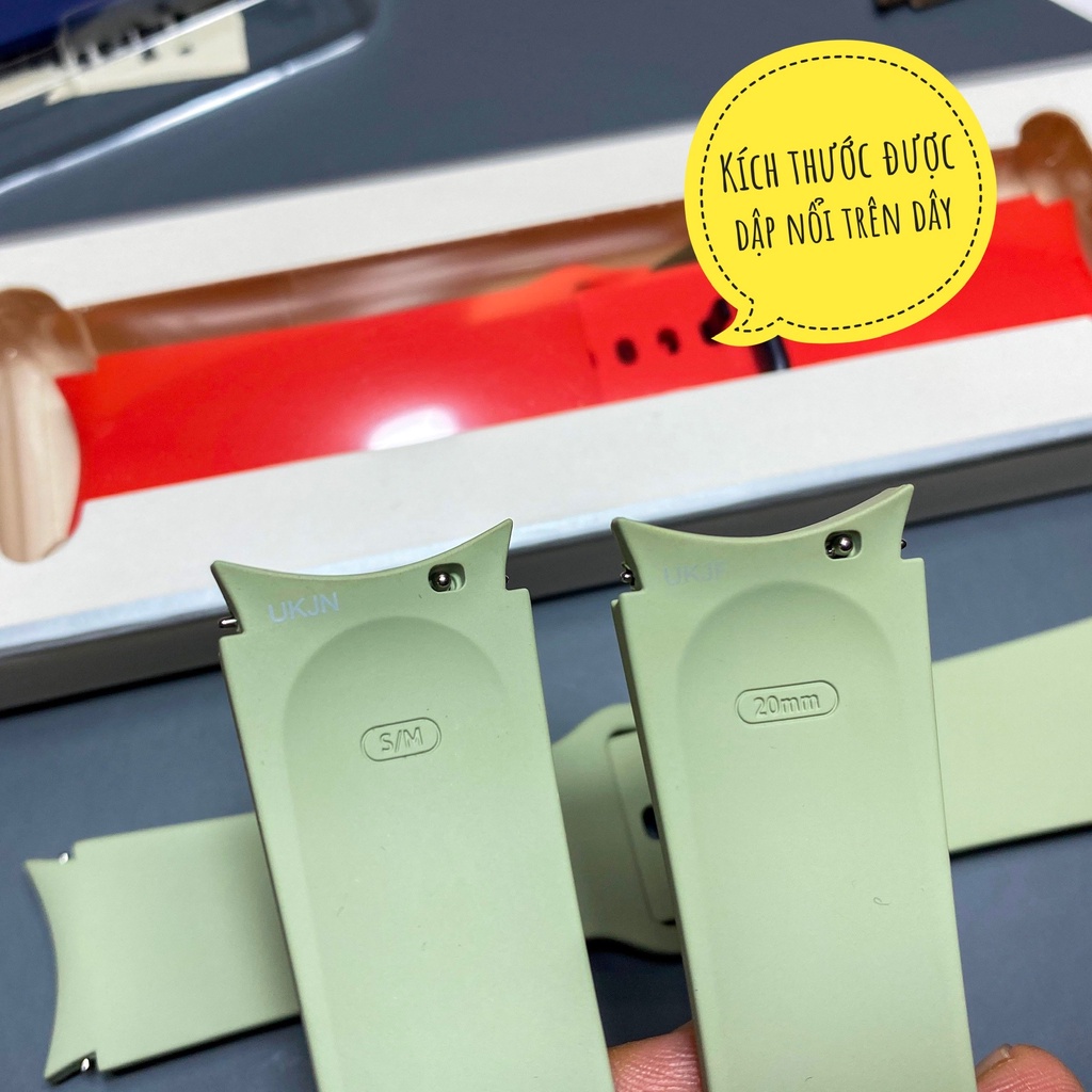 DÂY ZIN CHÍNH HÃNG SAMSUNG WATCH 4 40|42|44|46MM SANG XỊN MỊN