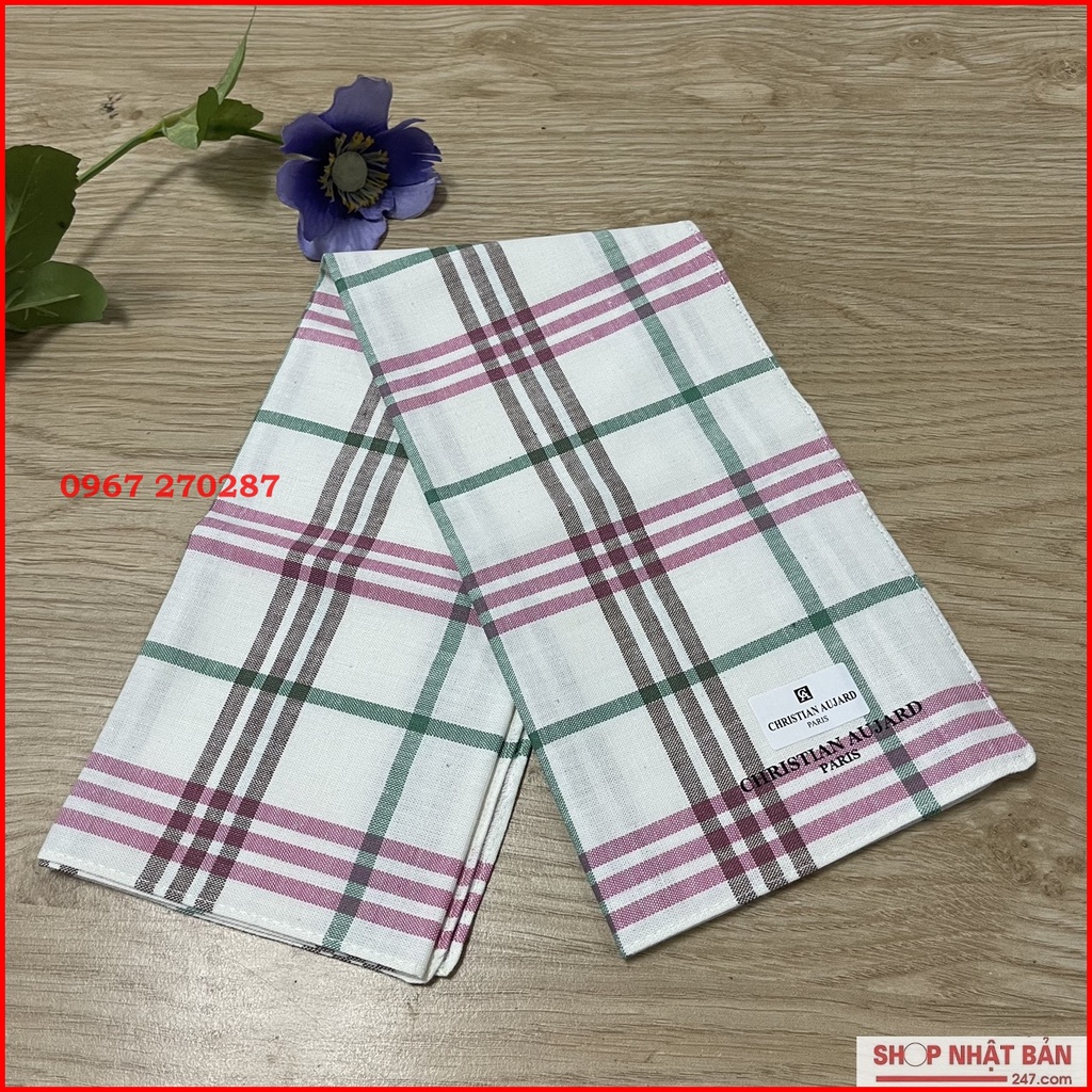 Khăn mùi xoa nam cao cấp Christian Hàn Quốc-100% Authentic - Chính hãng