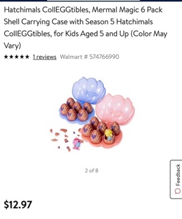 Hộp trứng Hatchimals vỏ sò (nguyên box, có tem phản quang)