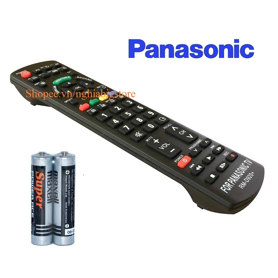 Remote Điều Khiển Tivi PANASONIC, TV LCD, LED RM-D920