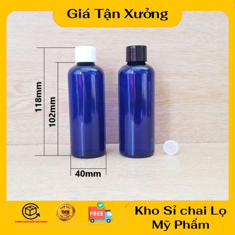 Chai Chiết Mĩ Phẩm ❤ TRÙM SỈ ❤ Chai nhựa pet Nắp Vặn đen 20ml,30ml,50ml,100ml chiết mỹ phẩm , phụ kiện du lịch