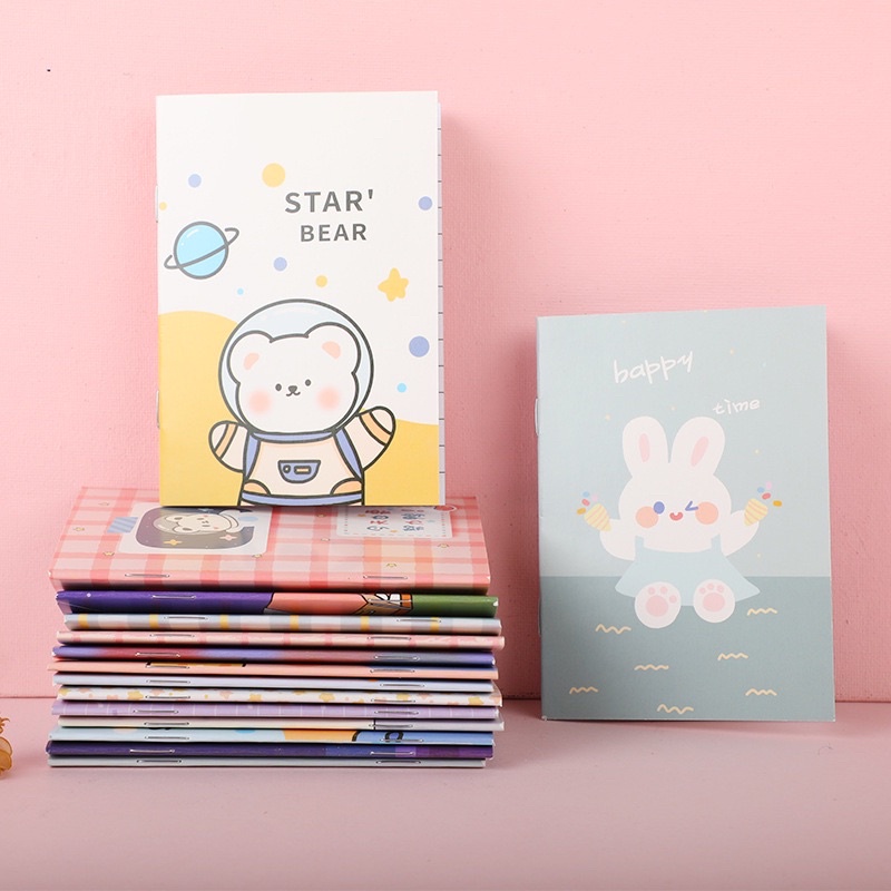 Sổ tay mini tí hon siêu xinh họa tiết ngộ nghĩnh