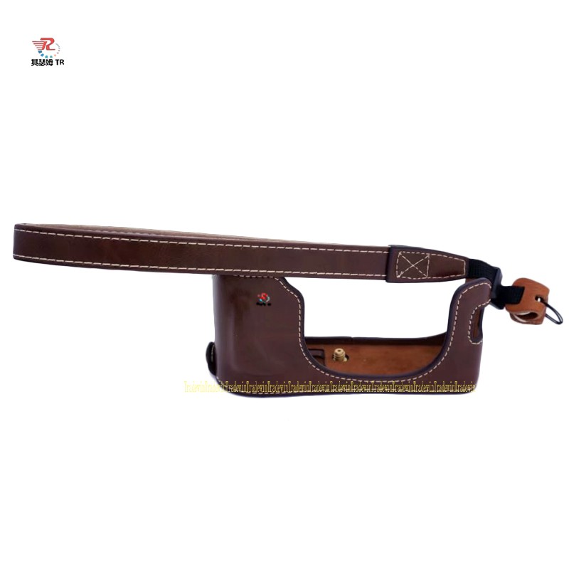 Bao Da Pu Cho Máy Ảnh Fujifilm X100F Với Dây Đeo Tay