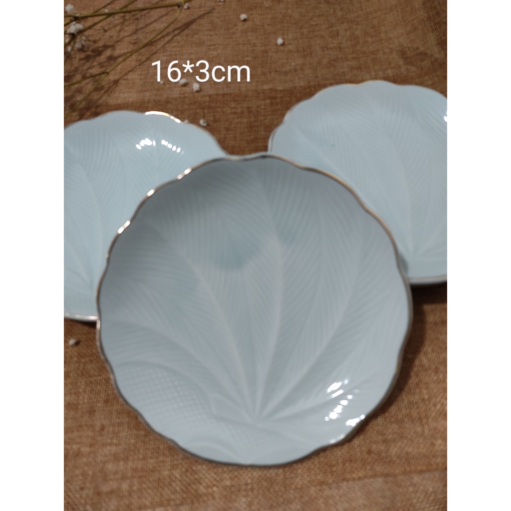 Đĩa Gốm Sứ Nhật Nhiều Họa Tiết -Size Trung- Nhiều Mẫu