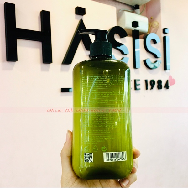 Dầu Gội Tinh Dầu Bưởi HACHI - Regenerating Shampoo 500ml