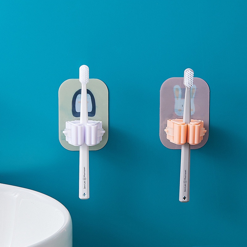 Giá Đỡ Chổi/Cọ Lau Nhà Gắn Tường Có Giác Hút Tiện Dụng Cho Nhà Tắm