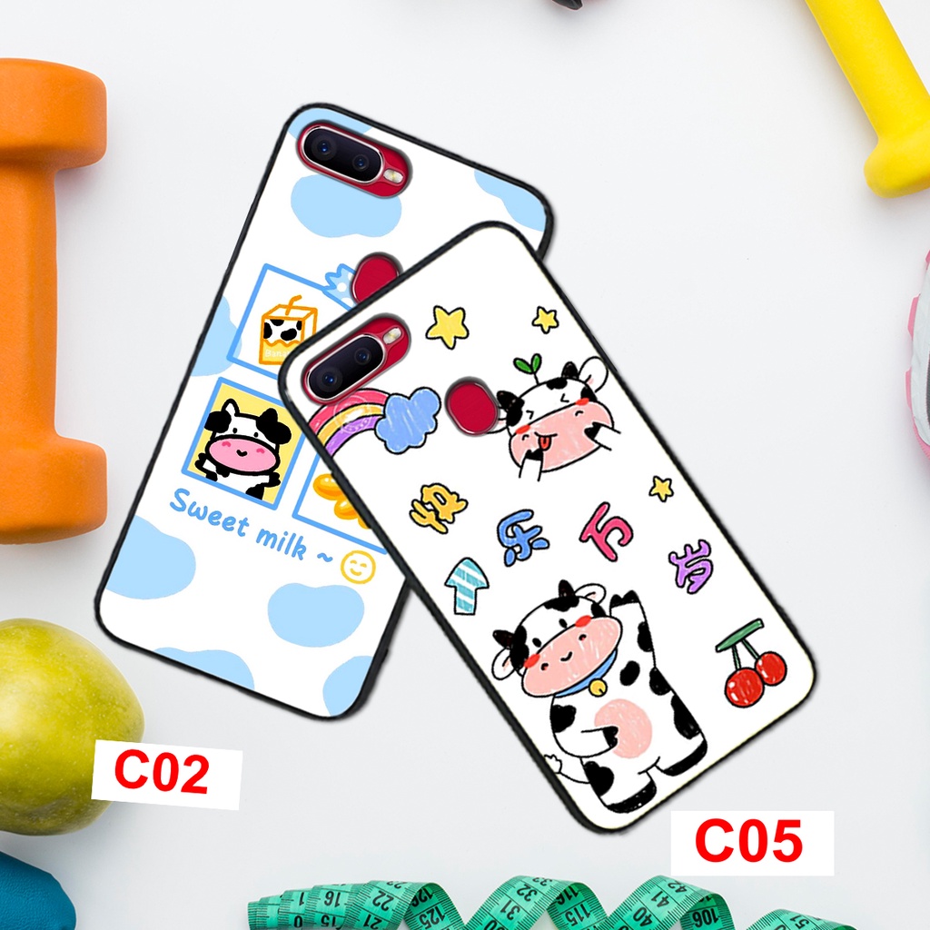 [HÀNG MỚI VỀ]ỐP LƯNG OPPO A5S/A7/A12/F9 HÌNH BÒ SỮA MILK CỰC ĐÁNG YÊU