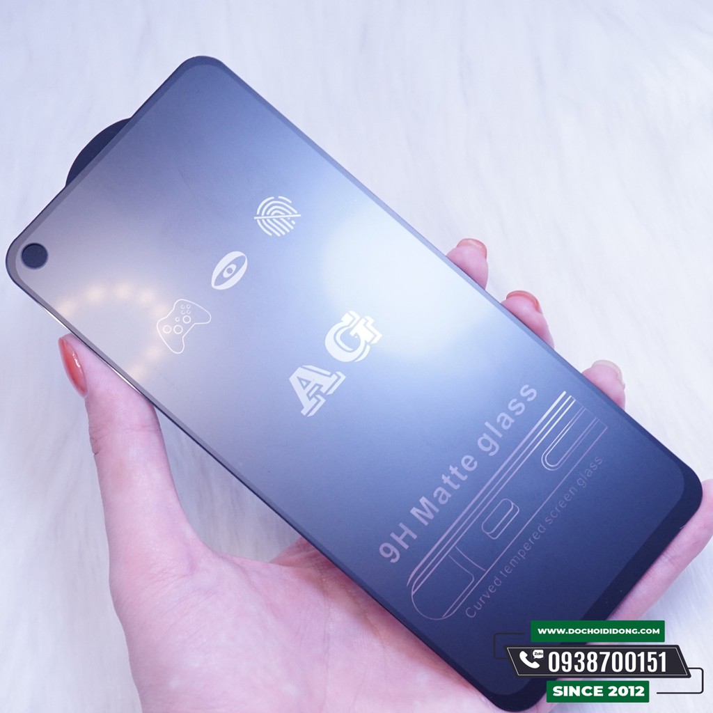 Miếng dán cường lực nhám Oppo Reno 5 Zacase chống vân tay