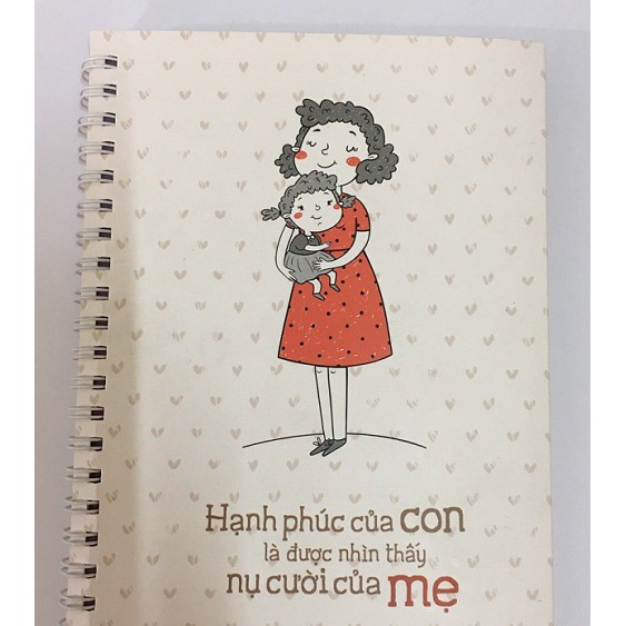 Sổ Tay MinhLongBook: Hạnh Phúc Của Con Là Được Nhìn Thấy Nụ Cười Của Mẹ (TB)