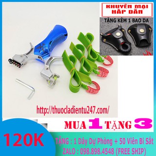 Ná Cao Su Phượng Hoàng Bạc - Có Khe Ngắm , Tâm Ngắm tặng kèm 1 dây dự phòng
