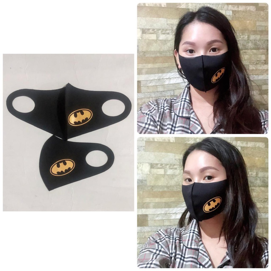 1 Hộp 12 Mặt Nạ Lặn Biển Màu Vàng In Logo Batman