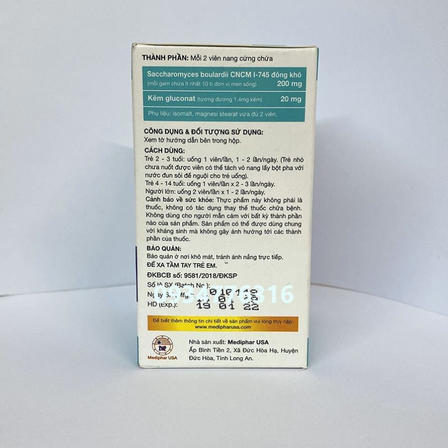 ✅ Men Sachaces- Viên nang bổ sung lợi khuẩn hỗ trợ giúp duy trì hệ vi sinh đường ruột