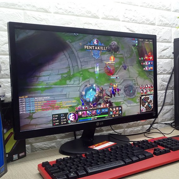[ Màn hình 20 inh ] Bộ Máy Tính Chơi Maxsetting LOL,chơi CF FIFA RULES đẹp 21