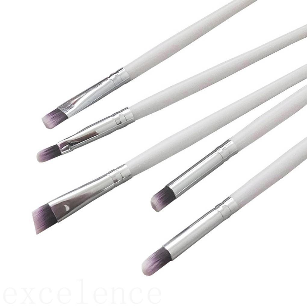 [Hàng mới về] Bộ 6 cọ trang điểm mini sợi mềm có tay cầm gỗ chuyên dùng cho đánh phấn mắt