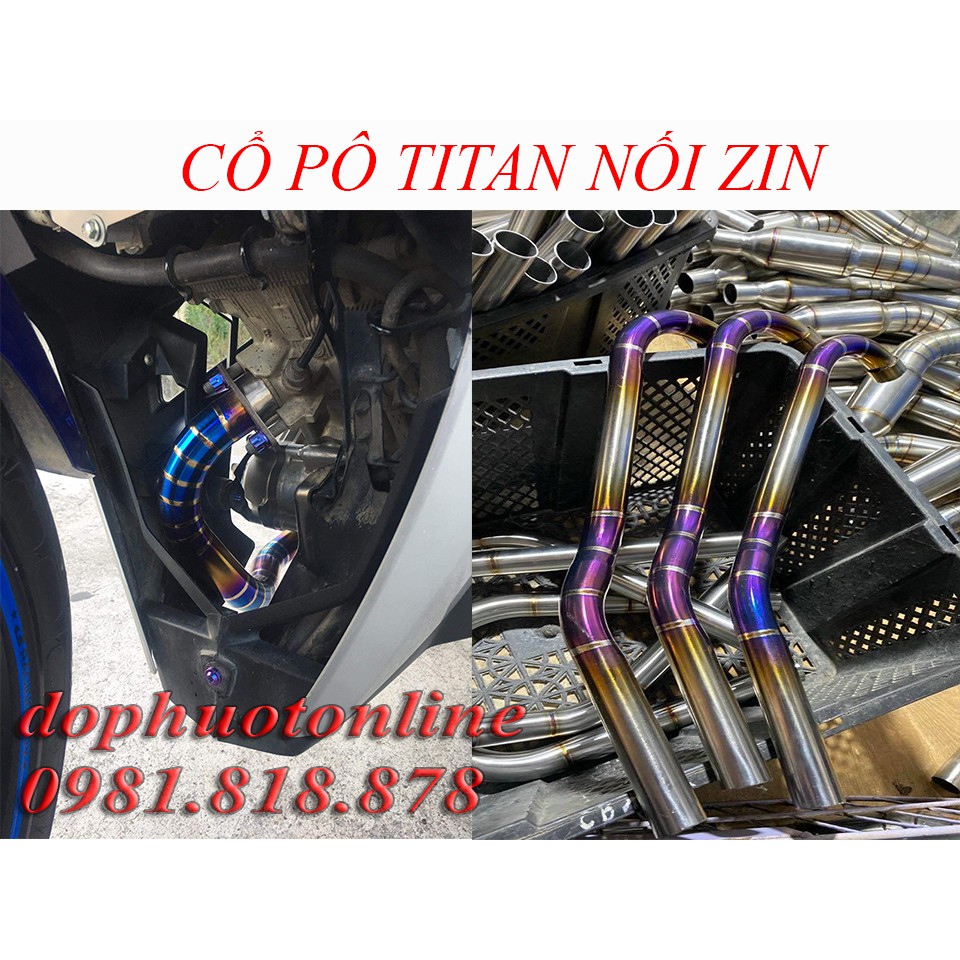 Cổ Pô Titan SỊN Nối Zin cho Exc150, winner, r15, wave,dream