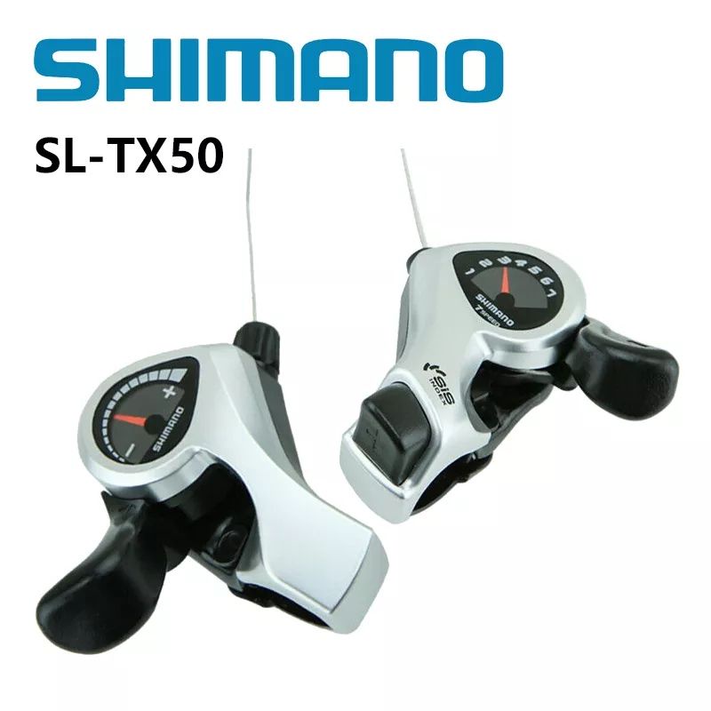 Tay đề xe đạp Shimano Tourney TX-50 3x7 speed - Hàng chính hãng