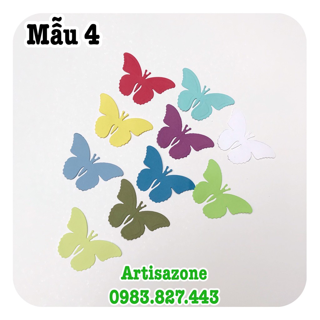 Bướm giấy size nhỏ - Trang trí scrapbook, album, love box, thiệp... -