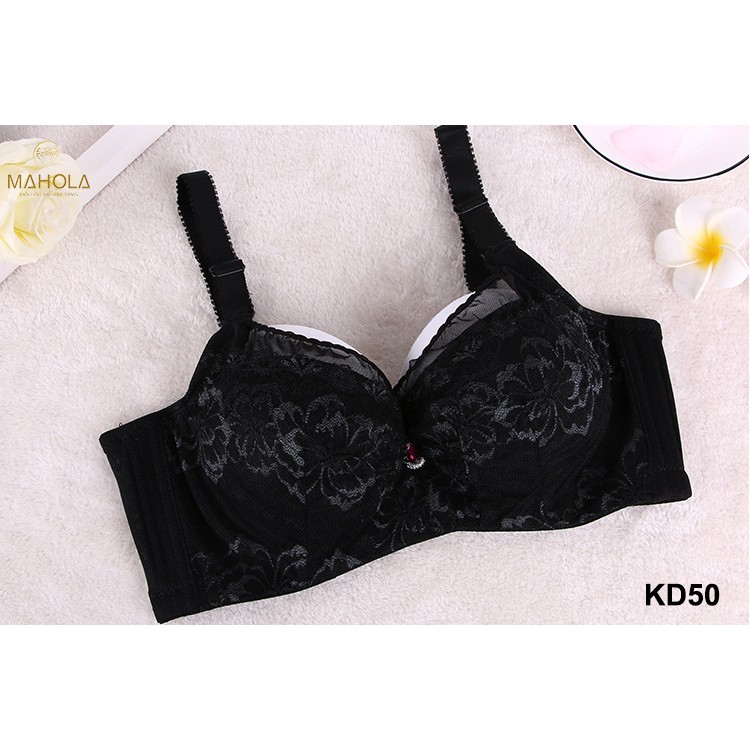 Áo Lót Mút Mỏng Nâng Ngực Phối Ren Sexy_Mahola_ KD50