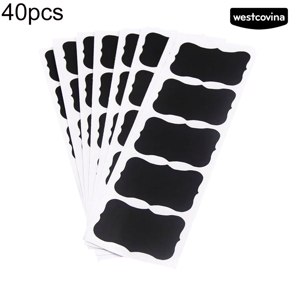 [Hot]✍Nhãn Dán Lọ Gia Vị Nhà Bếp Bằng PVC Có Thể Tái Sử Dụng