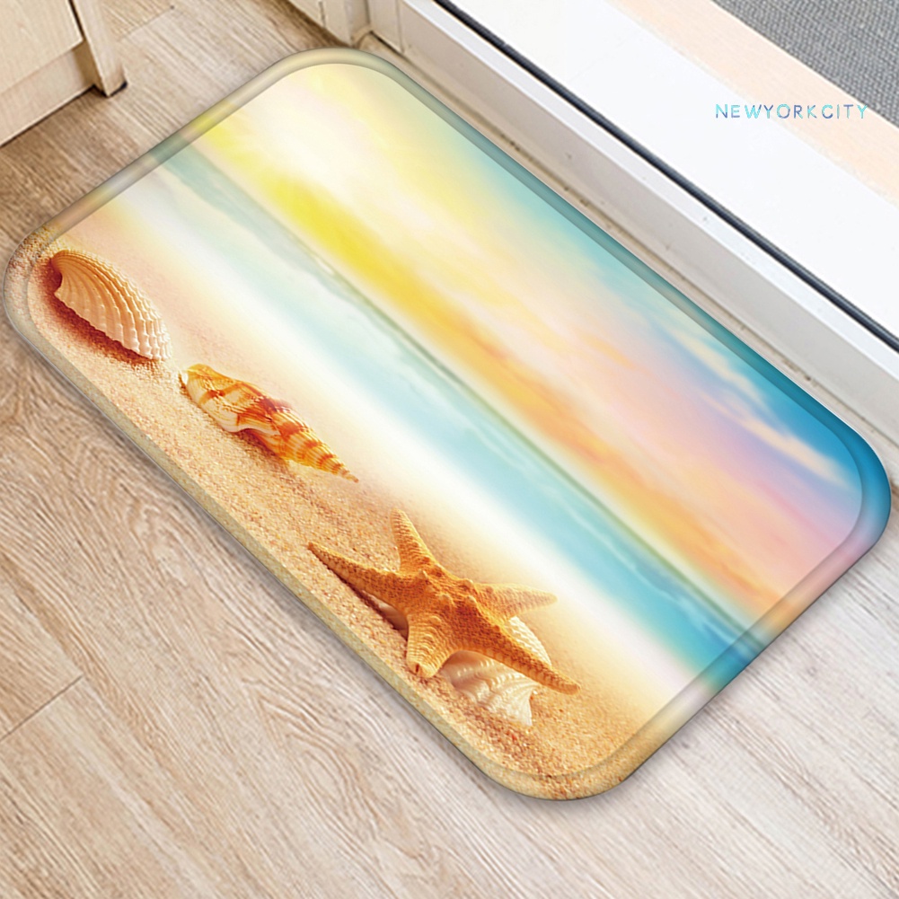 Thảm Lót Cửa Ra Vào / Cửa Ra Vào Chống Trượt Hình Sao Biển Kích Thước 40x60cm