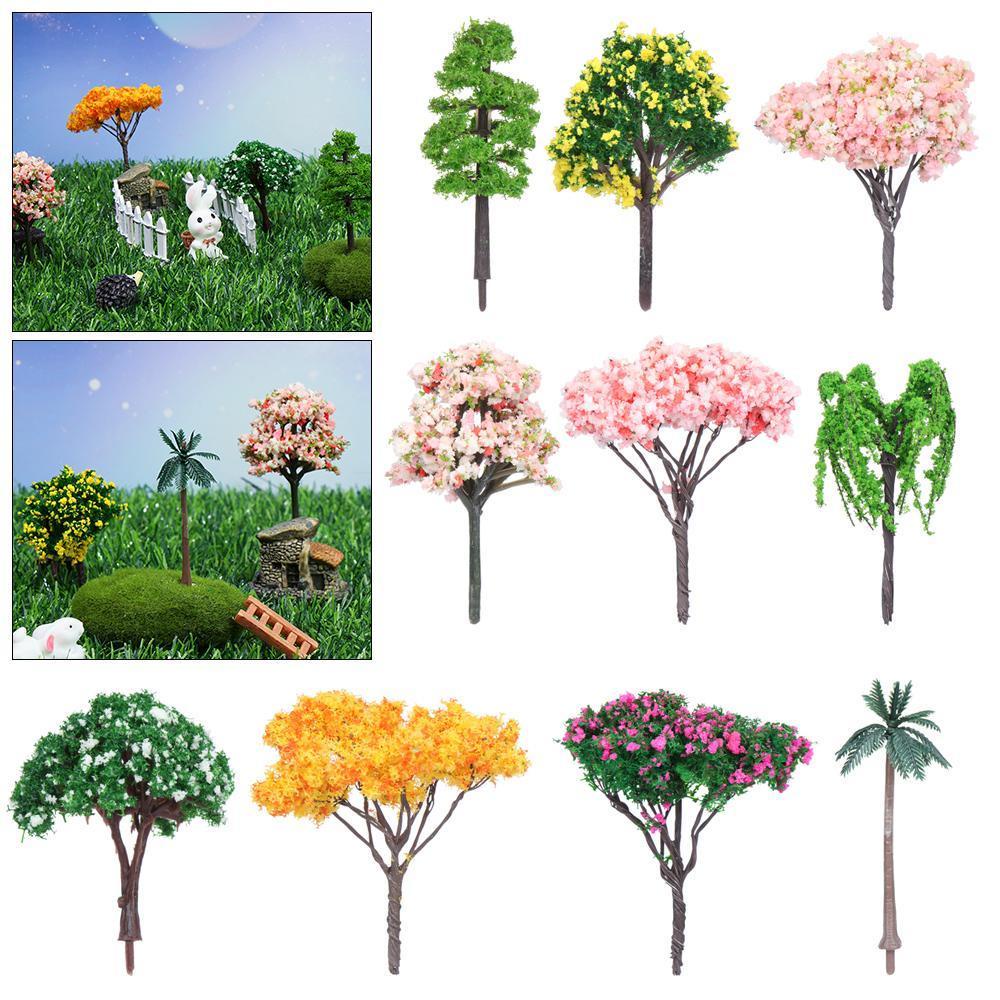SUYO Đồ trang trí Cây Bonsai Mini 10 Kiểu Dùng Trang Trí