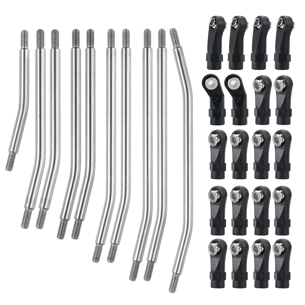 Set 10 Đầu Nối Trục Bánh Xe 313/324mm Cho Xe Điều Khiển Từ Xa Axial SCX10 II 90046