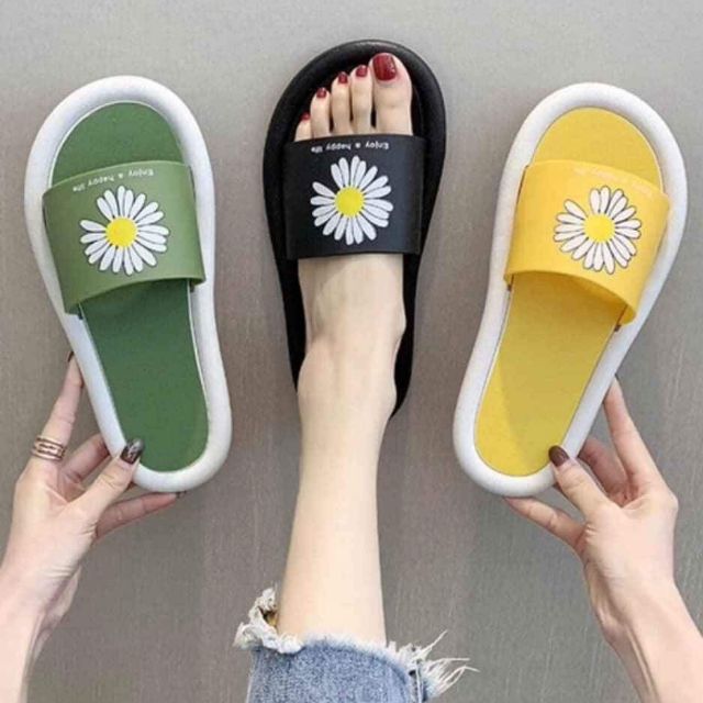 [GIÁ SIÊU RẺ] Dép Hoa Cúc , Đế Mềm , Siêu Hot