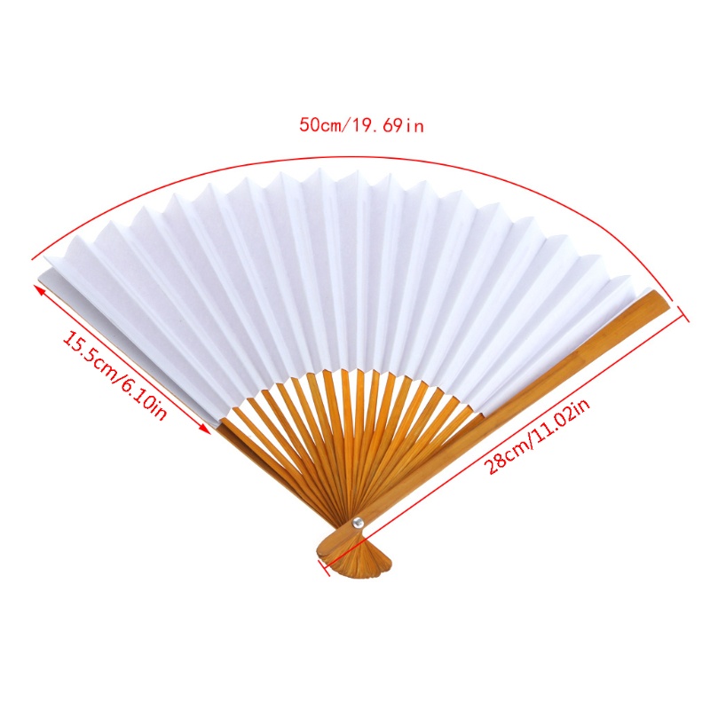 Quạt Xếp Cầm Tay Bằng Tre Thư Pháp Nghệ Thuật Mùa Hè
