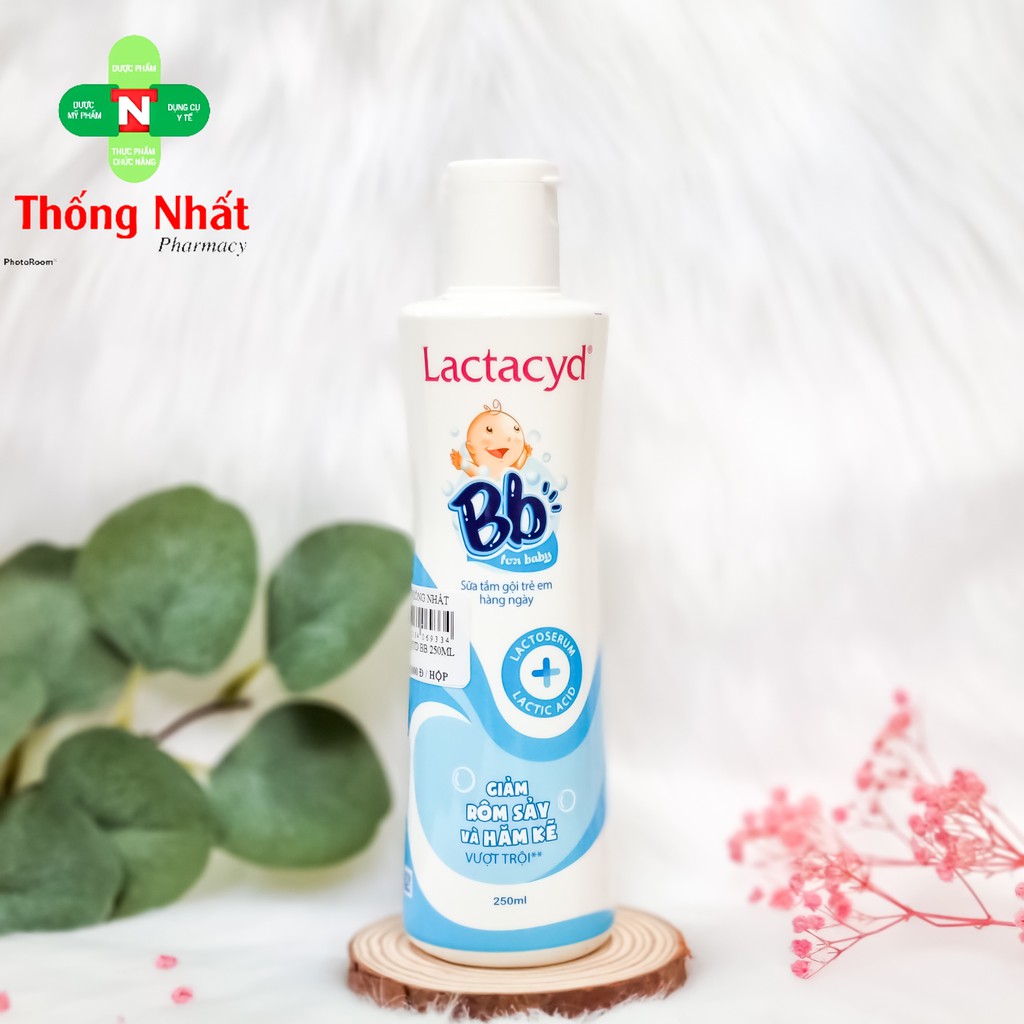 [CHÍNH HÃNG] - Sữa tắm gội trẻ em rôm sẩy, hăm kẽ Lactacyd Baby (250ml)