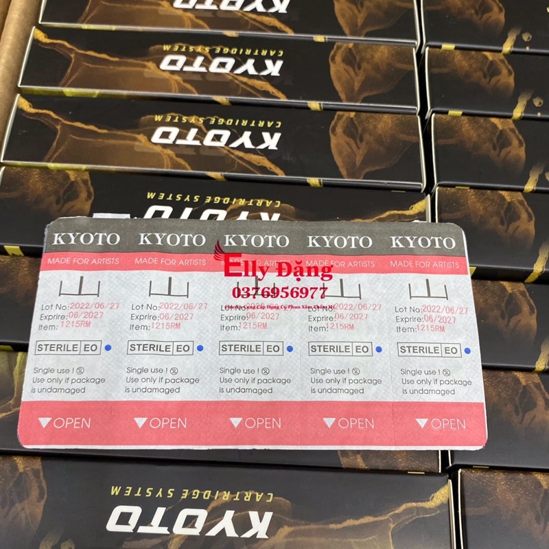 Kim Máy Pen KYOTO, kim pen siêu bén dùng cho cả máy pen tattoo và thẩm mỹ