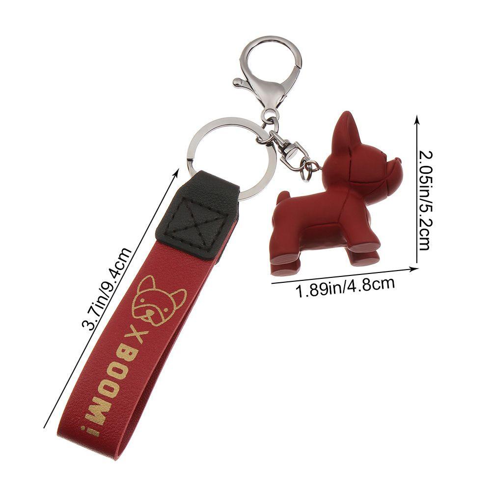 BORAG Móc Khóa Hình Chó Bull Chống Nước Thời Trang