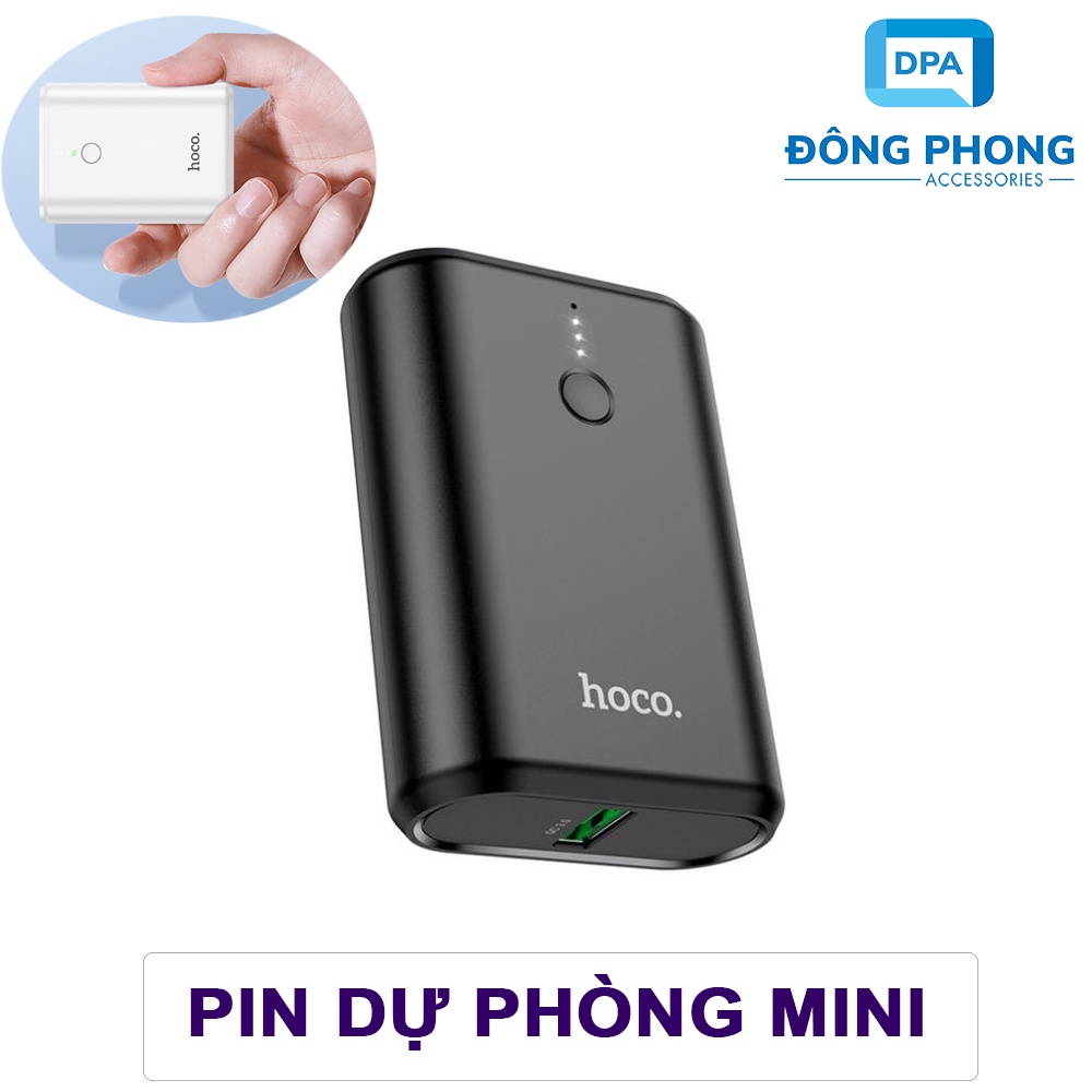 Pin Sạc Dự Phòng Mini Hoco Q3 10000mAh Hỗ Trợ Sạc Nhanh QC3.0 PD 20W