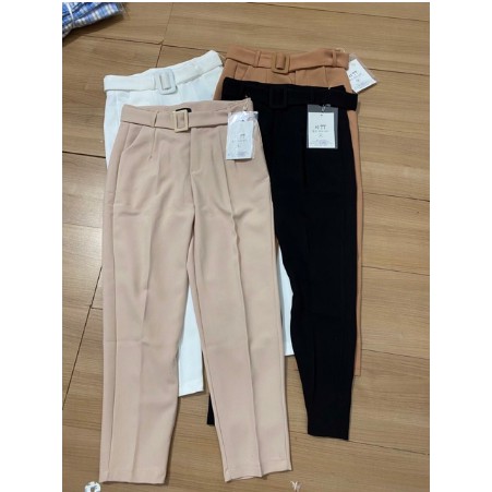 Quần Baggy Nữ 💖FREESHIP💖 Quần Âu Công Sở Kèm Đai Vải Xinh Xắn, Dễ Thương Mã 6312 | BigBuy360 - bigbuy360.vn