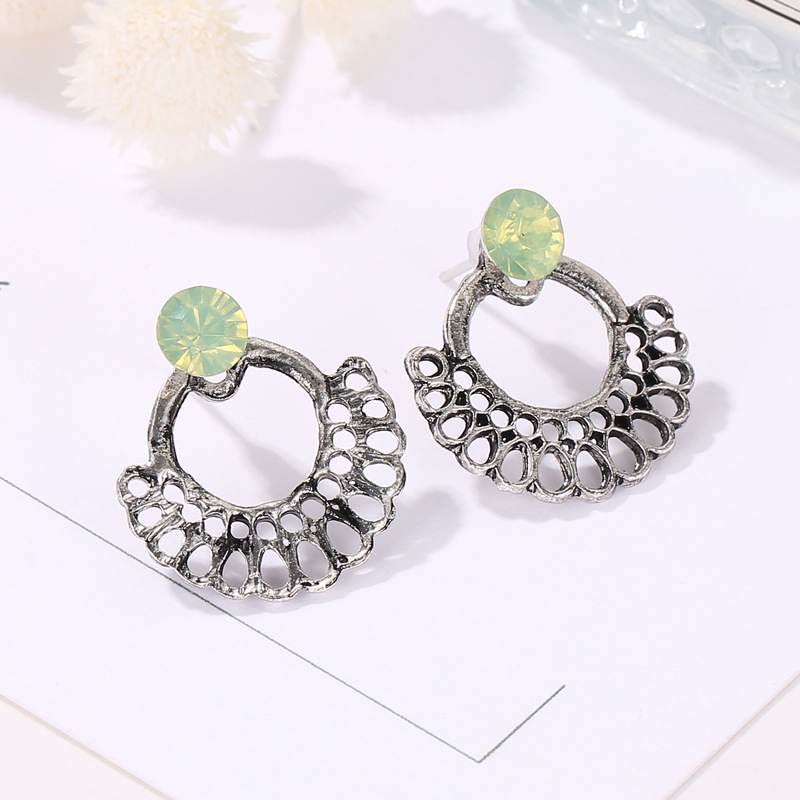 Bộ 6 Đôi Khuyên Tai Hợp Kim Nhiều Kiểu Dáng