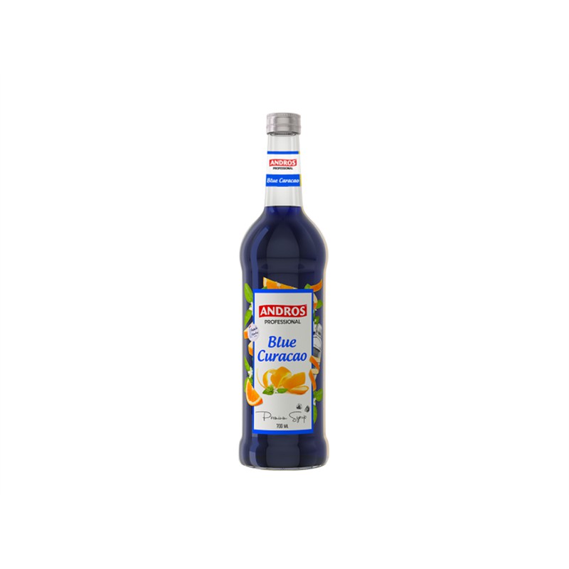Syrup Vỏ Cam Xanh (Blue Curacao) ANDROS 700 ml