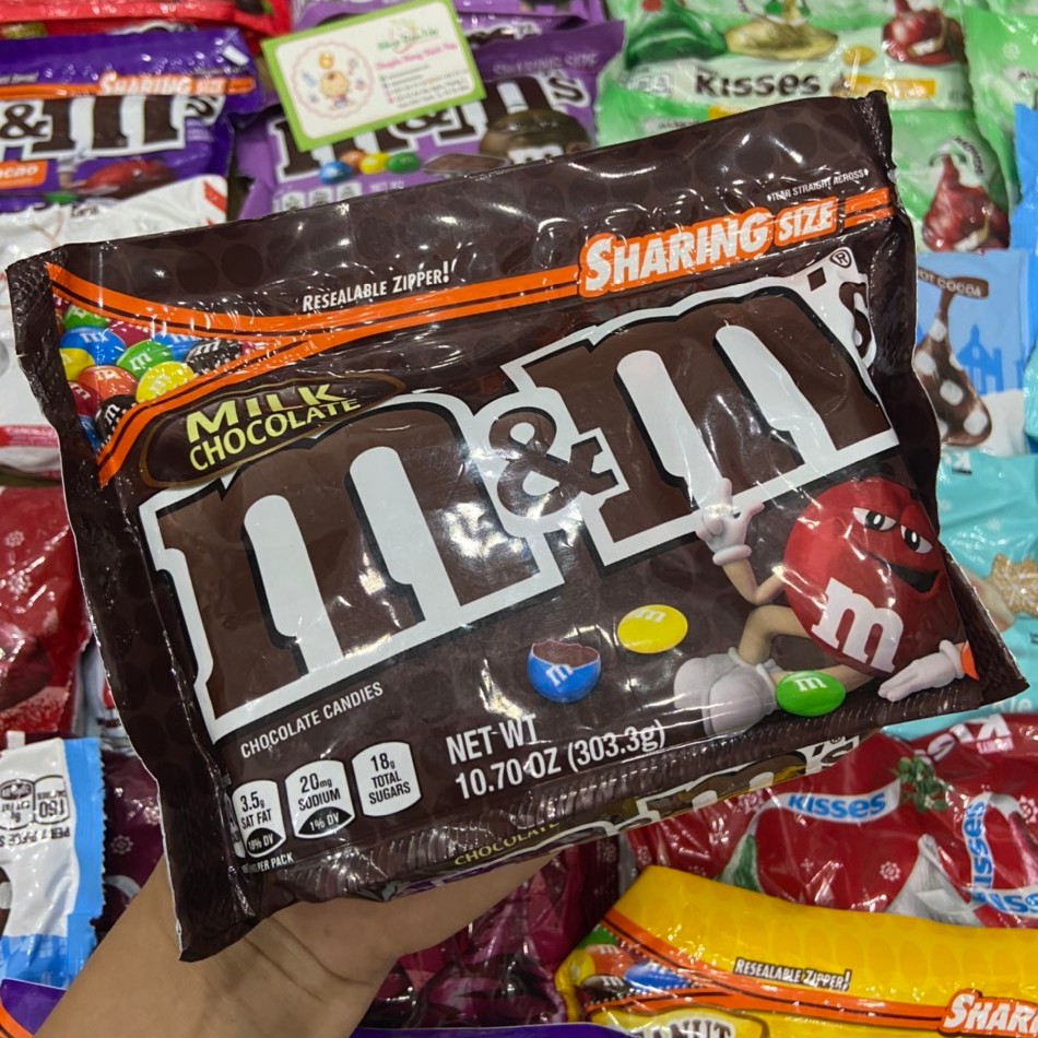 Socola M&M vị sữa gói 510g hàng Mỹ