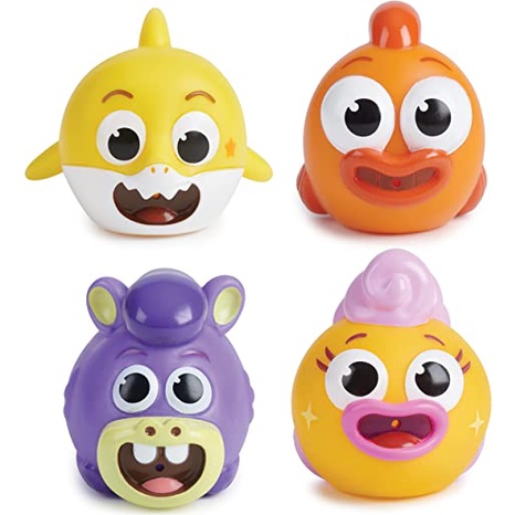 Đồ chơi nhà tắm cho bé Baby Shark Bath Squirt Toy 4-Pack Big Show