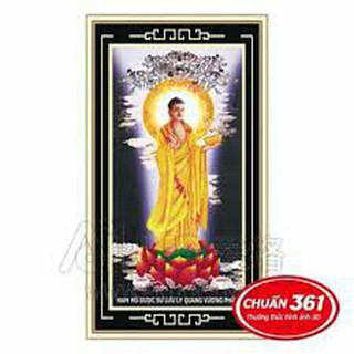 Tranh thêu phật dược sư 53353
