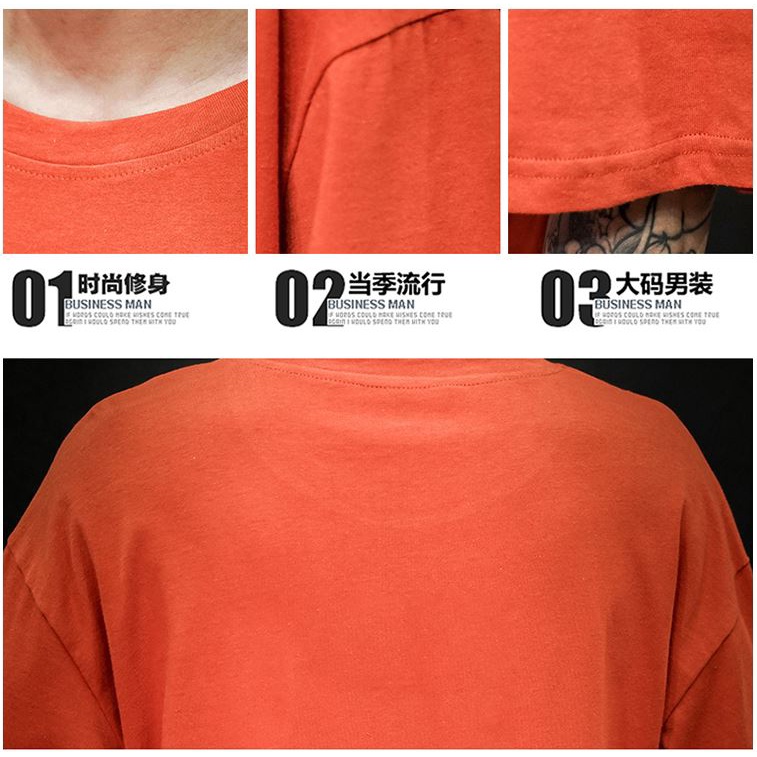 Áo Phông rộng nam nữ Màu Cam BUR FIRE tay lỡ dáng unisex oversize tee basic mặc Mùa Hè màu sắc siêu nổi