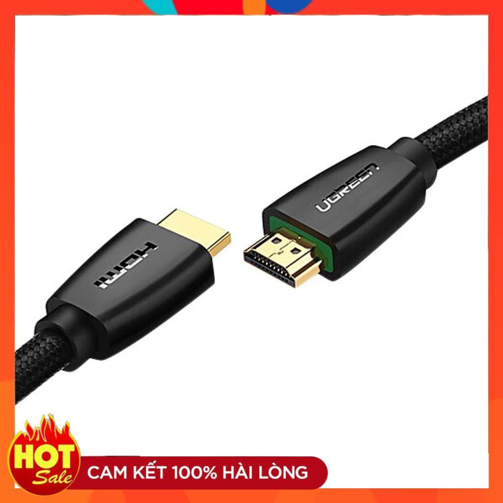 [Chính Hãng] Freeship 50k_Dây cáp HDMI 1M Ugreen 40408 chuẩn 2.0 hỗ trợ 3D 4K_Bảo hành chính hãng 18 tháng