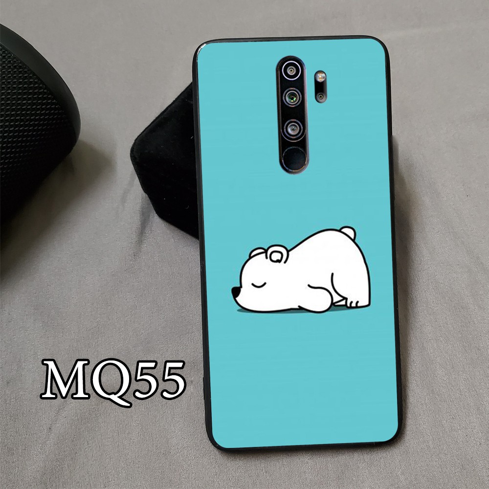 ỐP ĐIỆN THOẠI REDMI NOTE 8 PRO - OPPO A5 2020- OPPO A9 2020 IN HÌNH GẤU TRẮNG MẬP ĐÀNG YÊU GIÁ RẺ