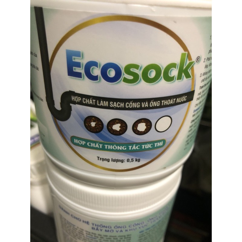 [CHÍNH HÃNG] Chế phẩm thông tắc tức thời đường ống & cống rãnh - Ecosock (USA)